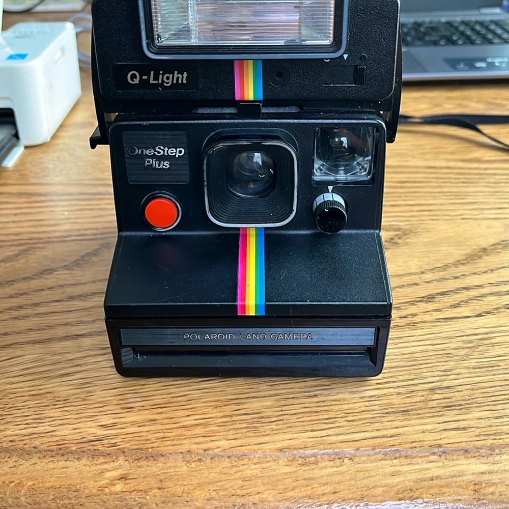 Vintage Polaroid Rainbow 2351 One Step Plus Land Camera INCLUDING O-Light - Picture 7 of 14